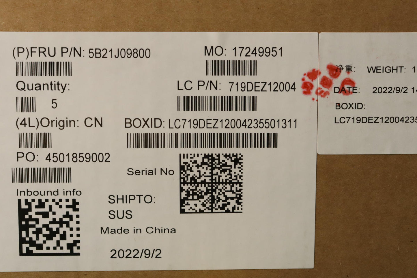 Lenovo Bdplanar Mb L82V7 Win N5030Uma - 5B21J09800