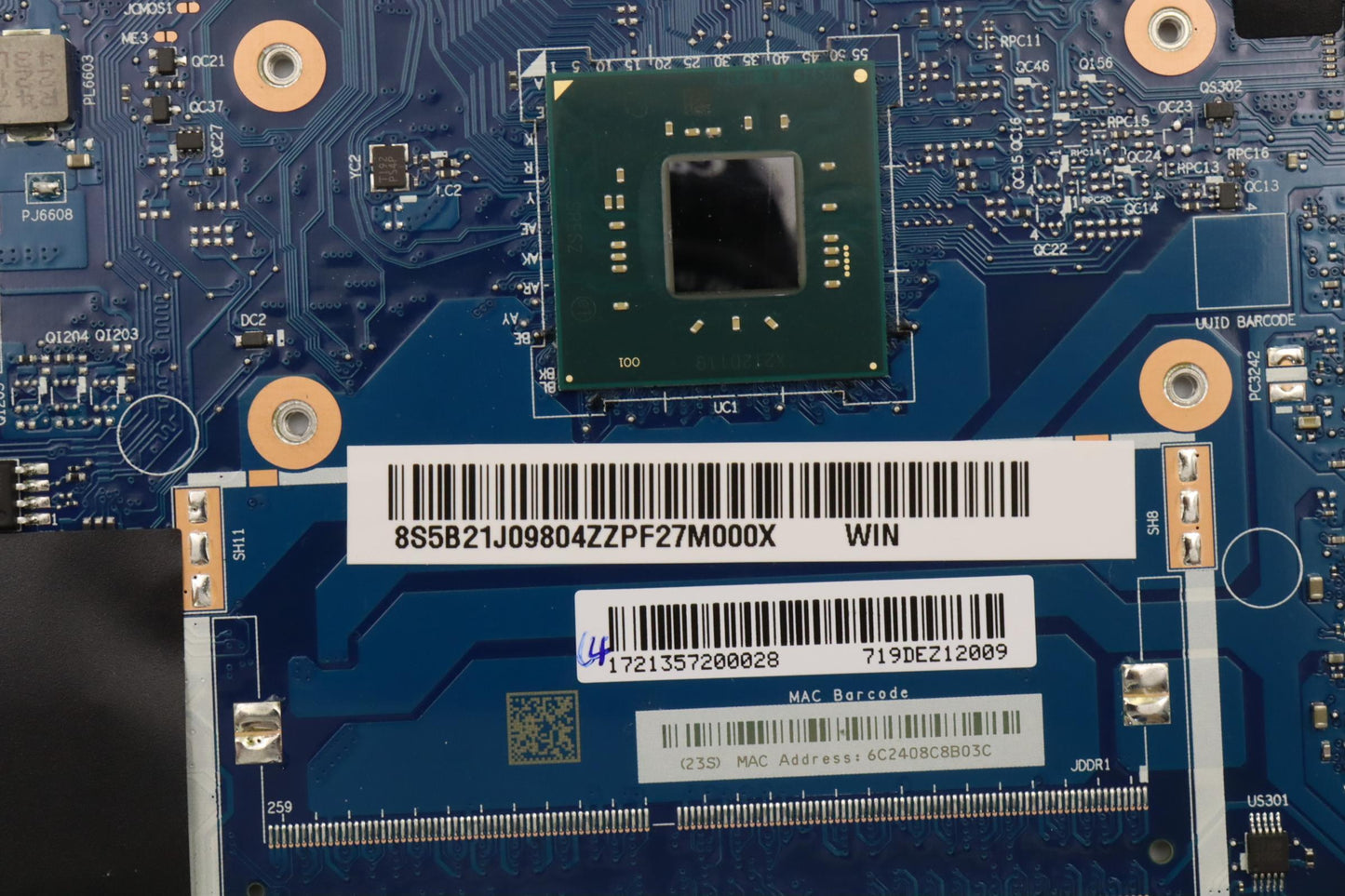 Lenovo Bdplanar Mb L82V7 Win N4120Uma - 5B21J09804