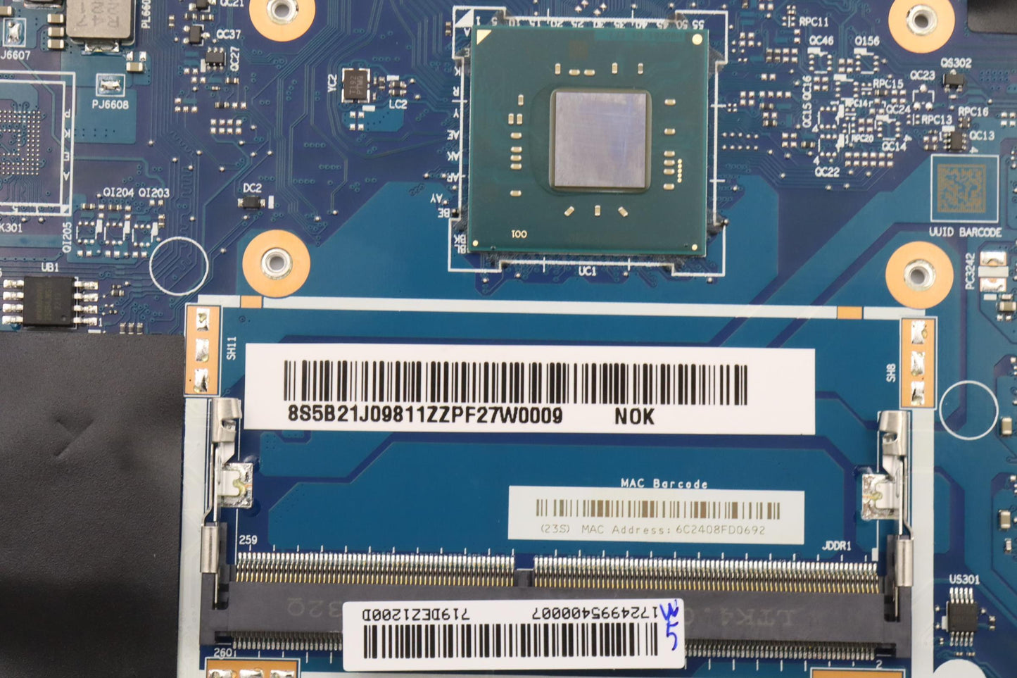 Lenovo Bdplanar Mb L82V7 Nok N5030Uma - 5B21J09811