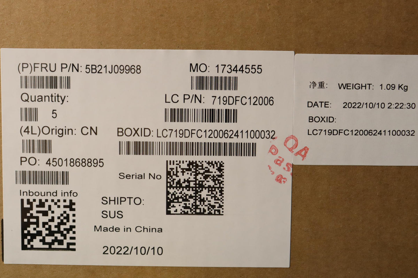 Lenovo Bdplanar Mbl82Utwin I512500Hrt - 5B21J09968