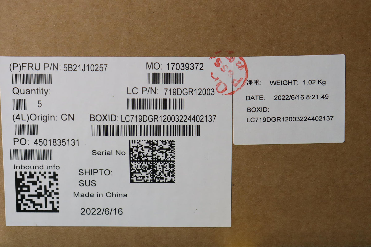 Lenovo Bdplanar Mb 82Tki712700Huma16G - 5B21J10257