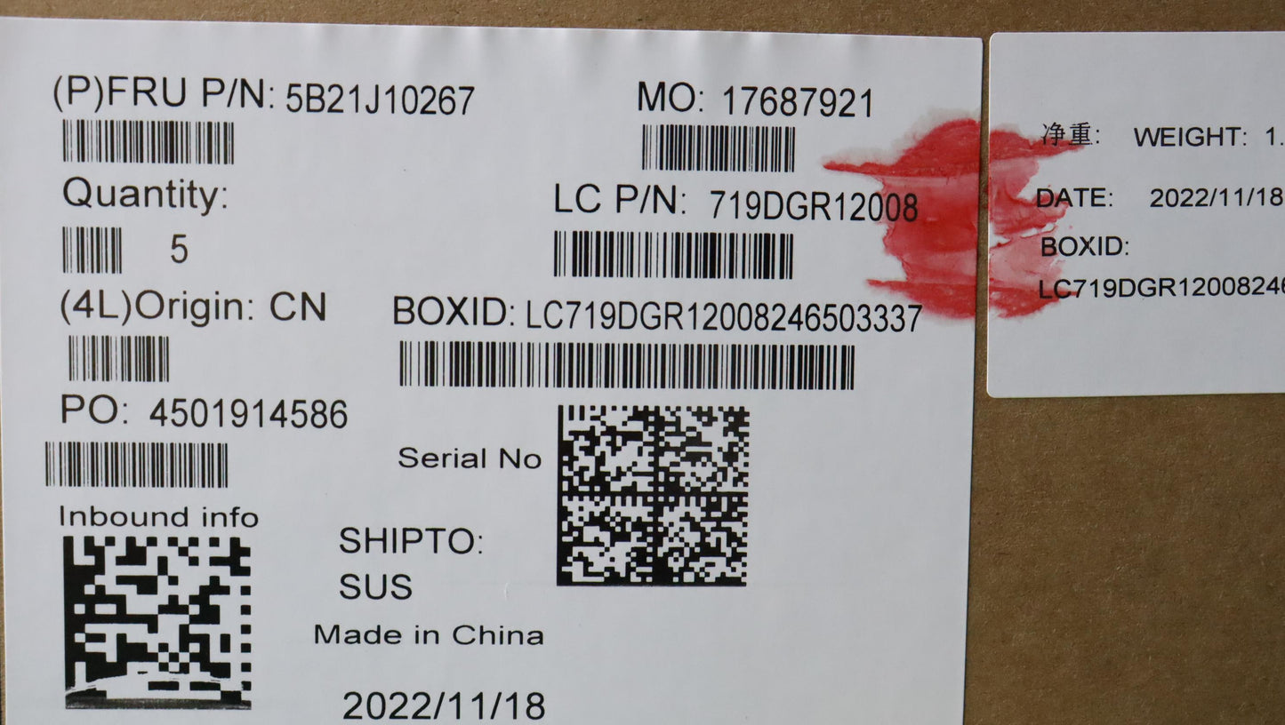 Lenovo Bdplanar Mb82Tki5125Rtx30504G1 - 5B21J10267