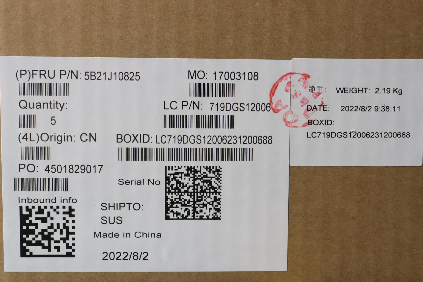 Lenovo Bdplanar Mbl82Uhwin R76800Hrx6 - 5B21J10825
