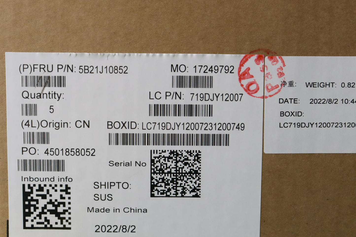 Lenovo Bdplanar Mb L82U9 Win I51240Pu - 5B21J10852