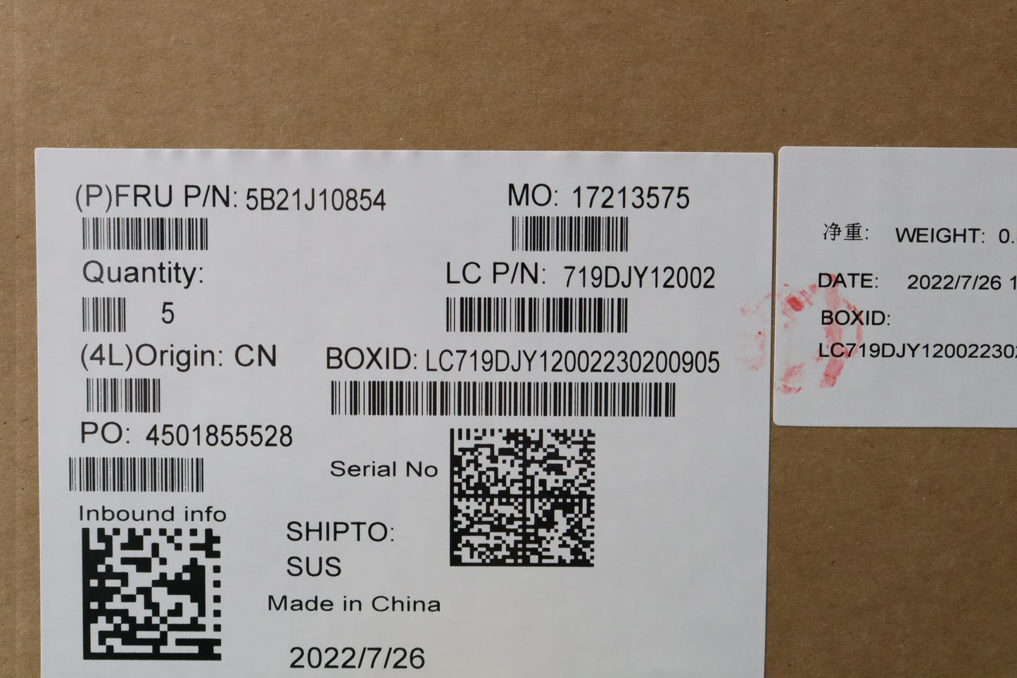 Lenovo Bdplanar Mb L82U9 Win I71260Pu - 5B21J10854