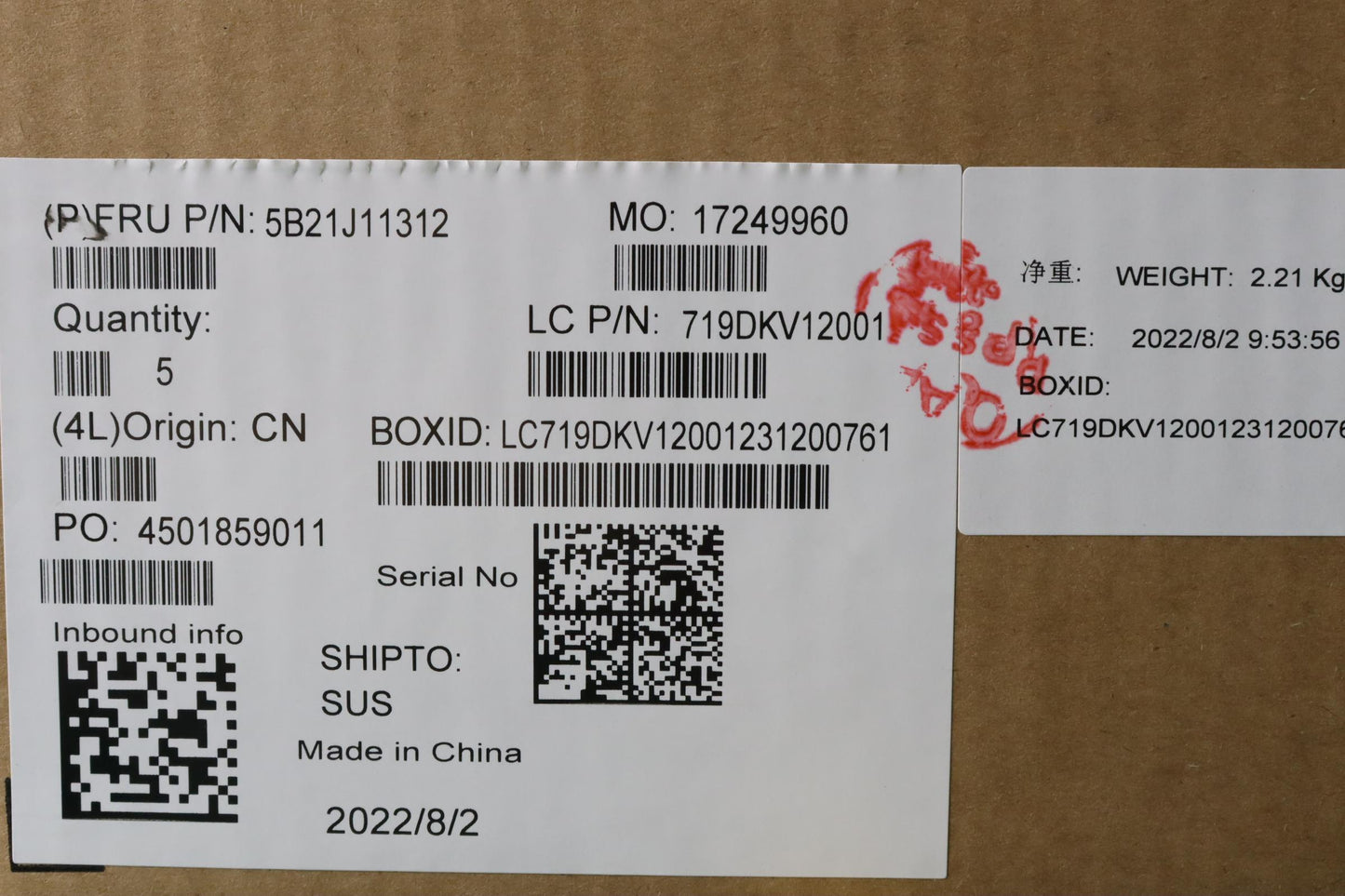 Lenovo Bdplanar Mb L82Tdi9Rtx3080Ti16 - 5B21J11312