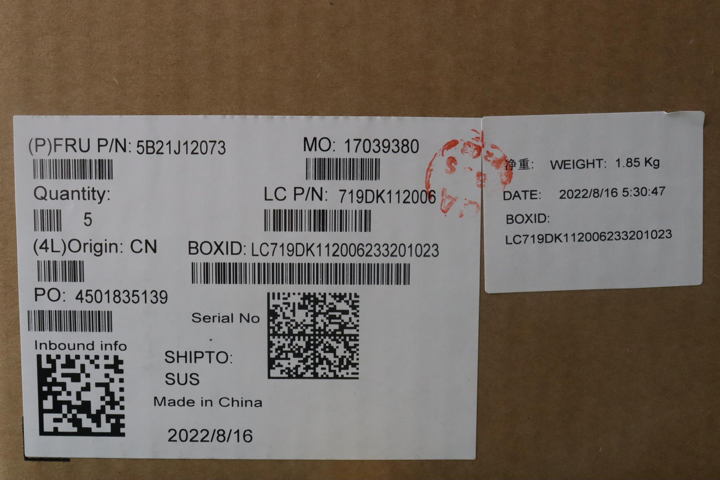 Lenovo Bdplanar Mbl82Ugwinr76800Hrx66 - 5B21J12073