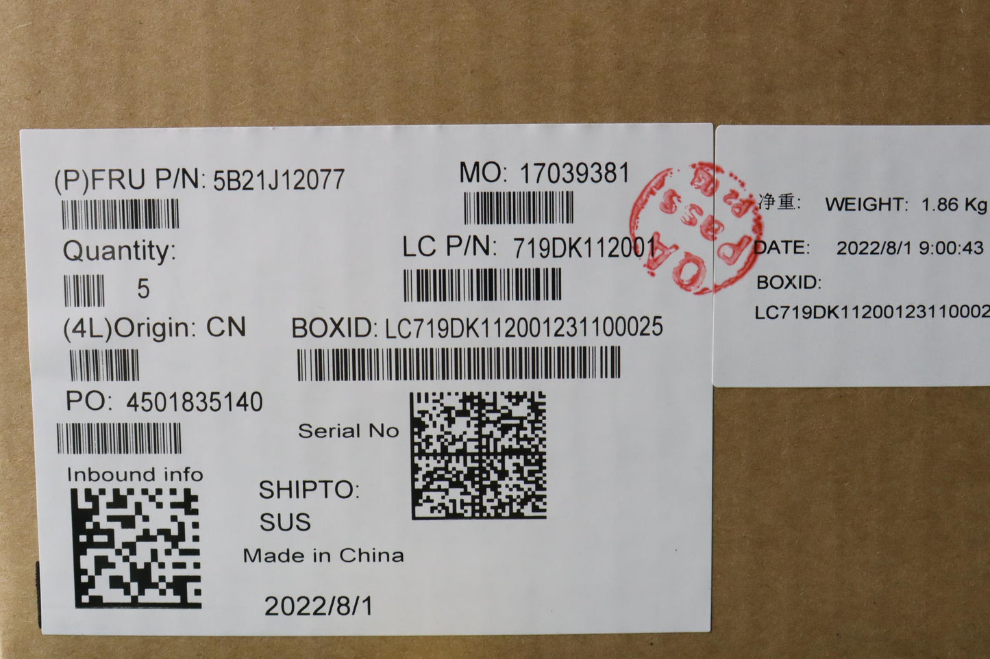 Lenovo Bdplanar Mbl82Ugwinr96900Hxrx6 - 5B21J12077