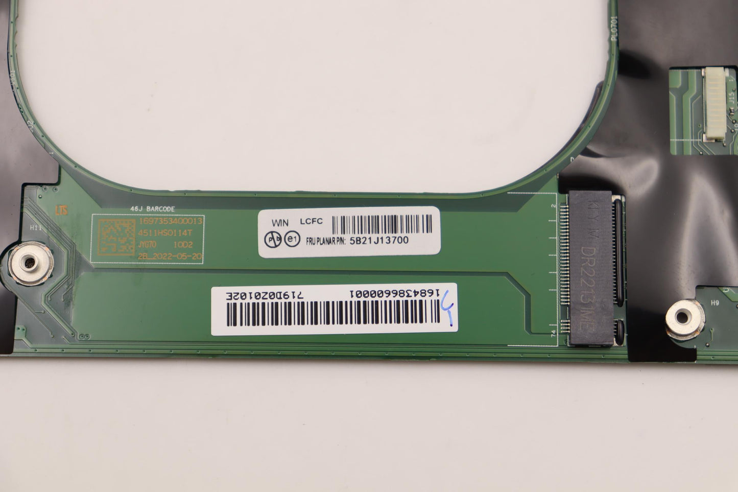 Lenovo System Board, Intel i5-1235U, 16GB RAM, TPM 2.0, yAB, EI - 5B21J13700