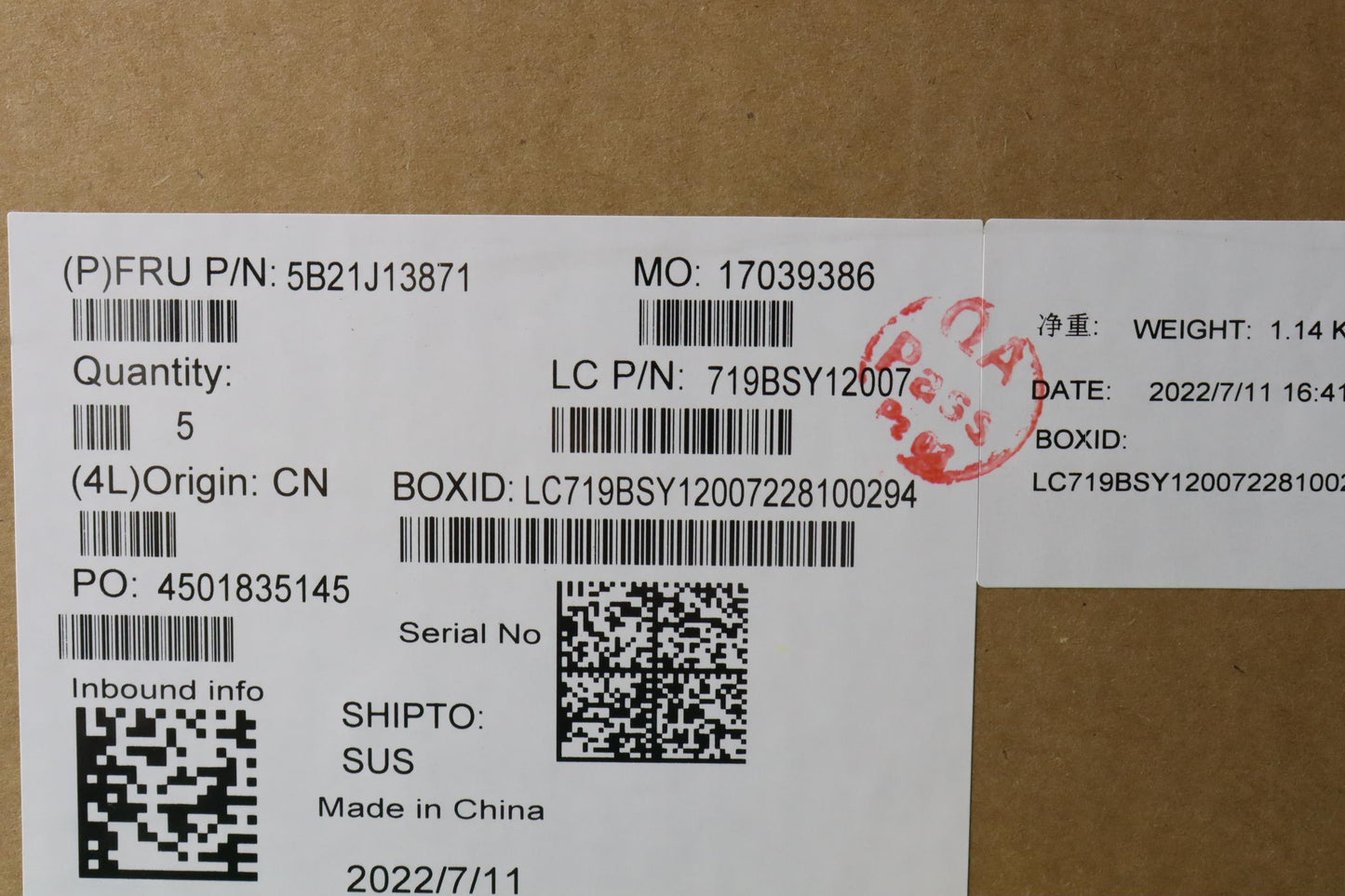 Lenovo Bdplanar Mbl82Ktnokr55500Uuma8 - 5B21J13871