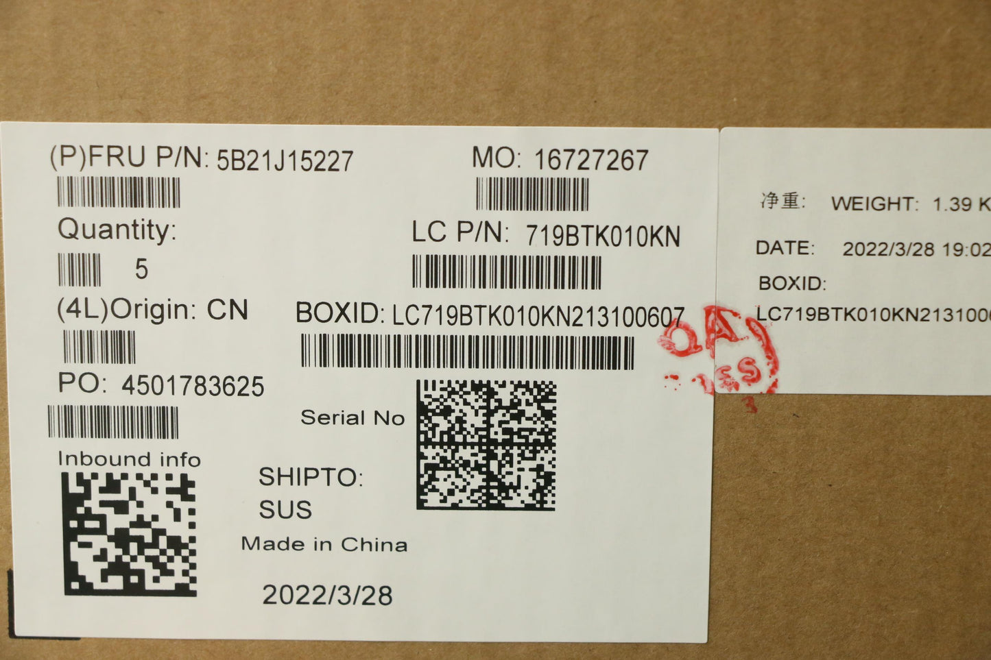 Lenovo Bdplanar I7-1185G716Gax201Vpnd - 5B21J15227