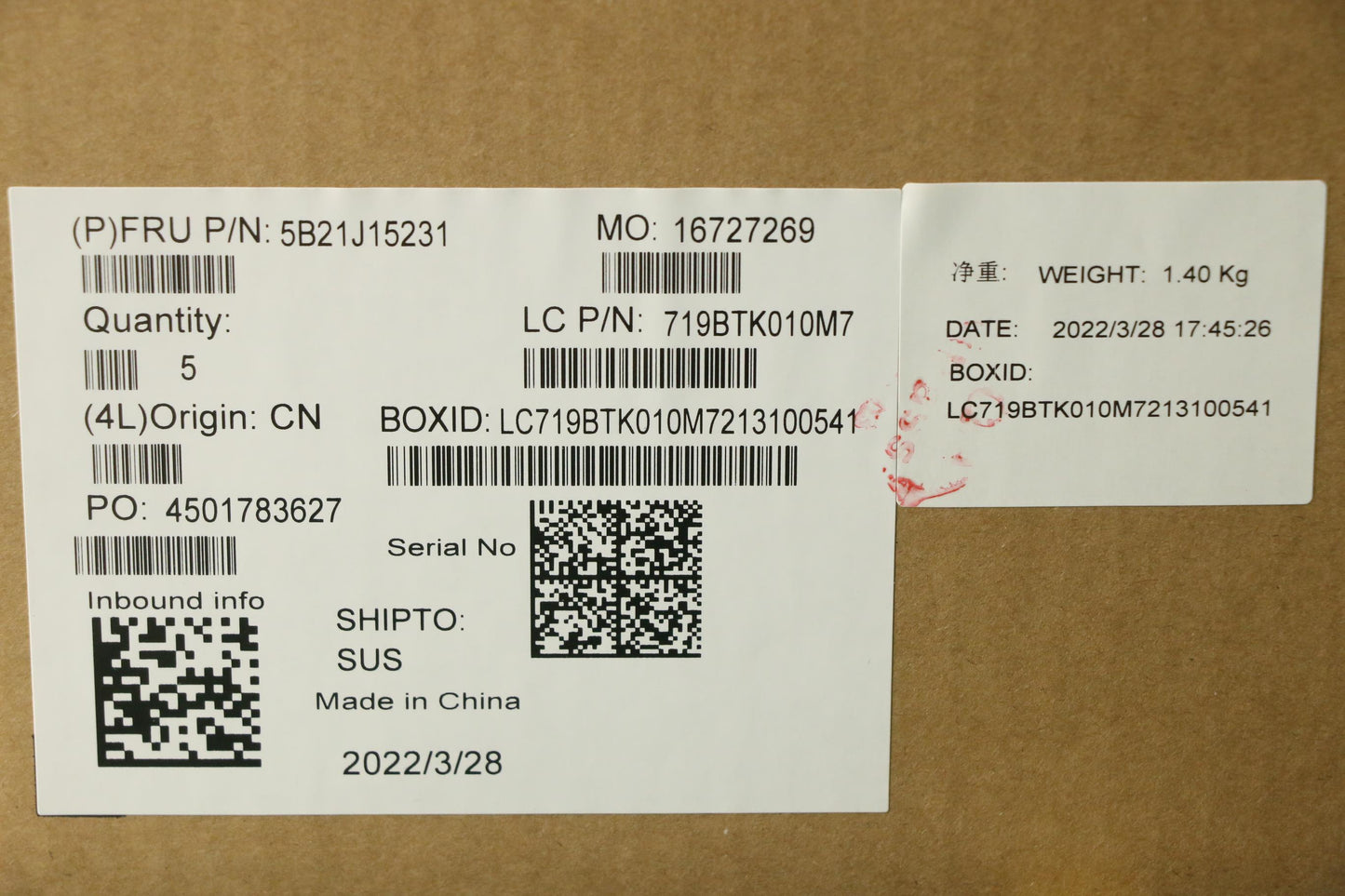 Lenovo Bdplanar I7-1185G716Gax201Vpnd - 5B21J15231