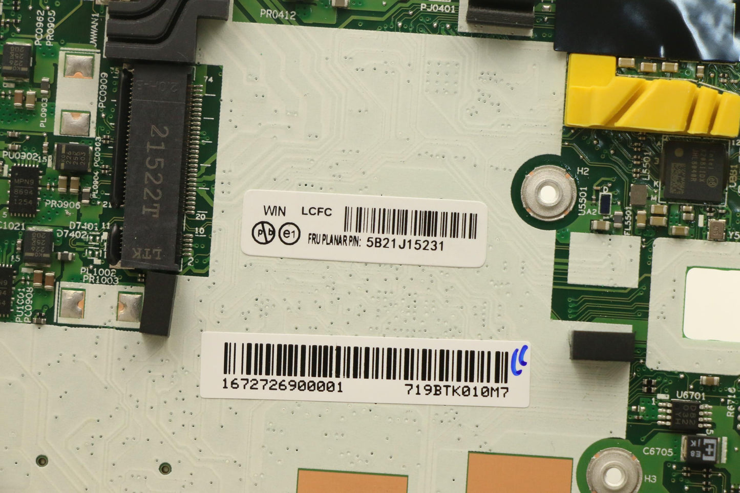 Lenovo Bdplanar I7-1185G716Gax201Vpnd - 5B21J15231