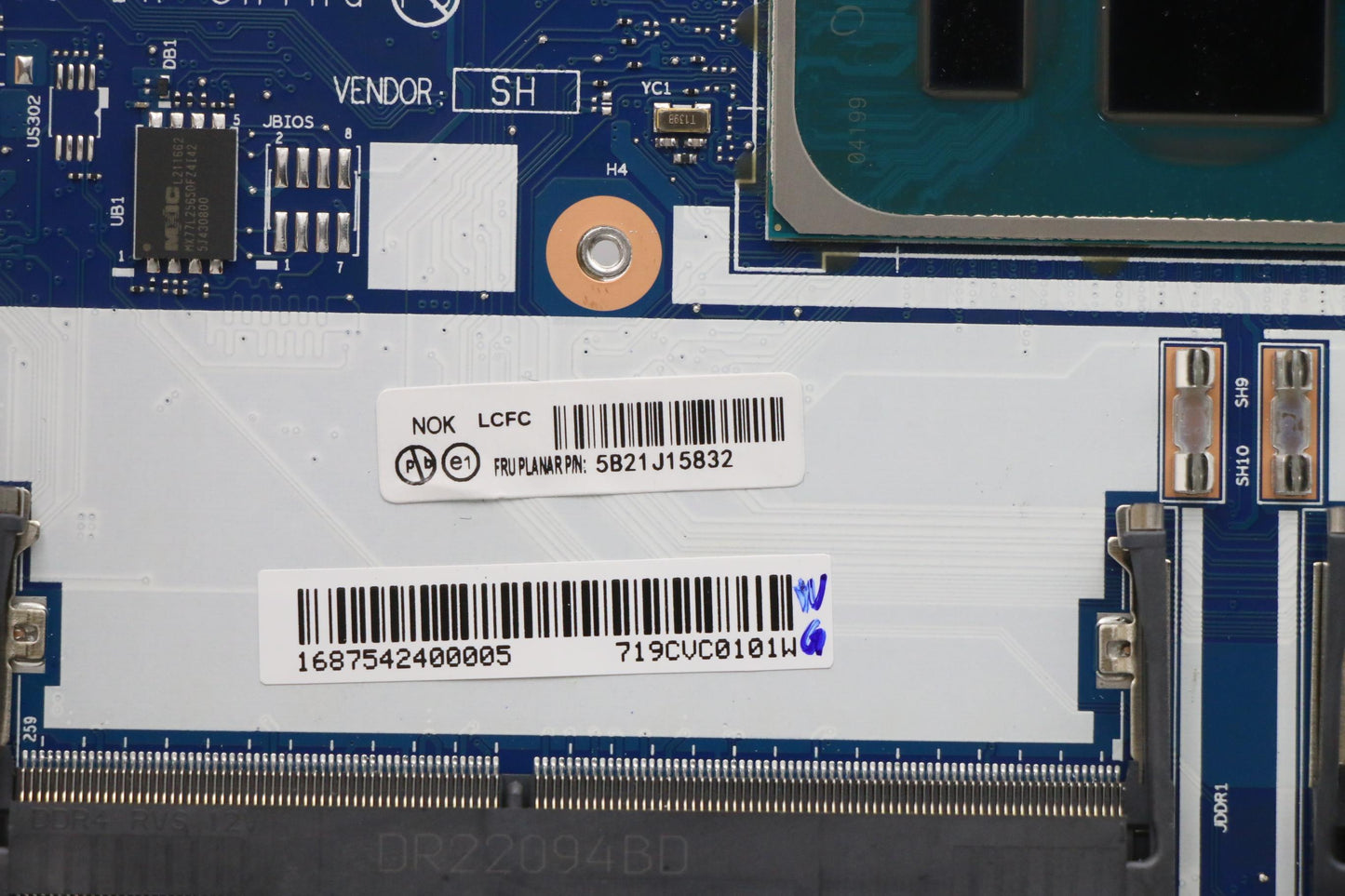 Lenovo Bdplanar Fli71165G7Nok,Nam,Ytp - 5B21J15832