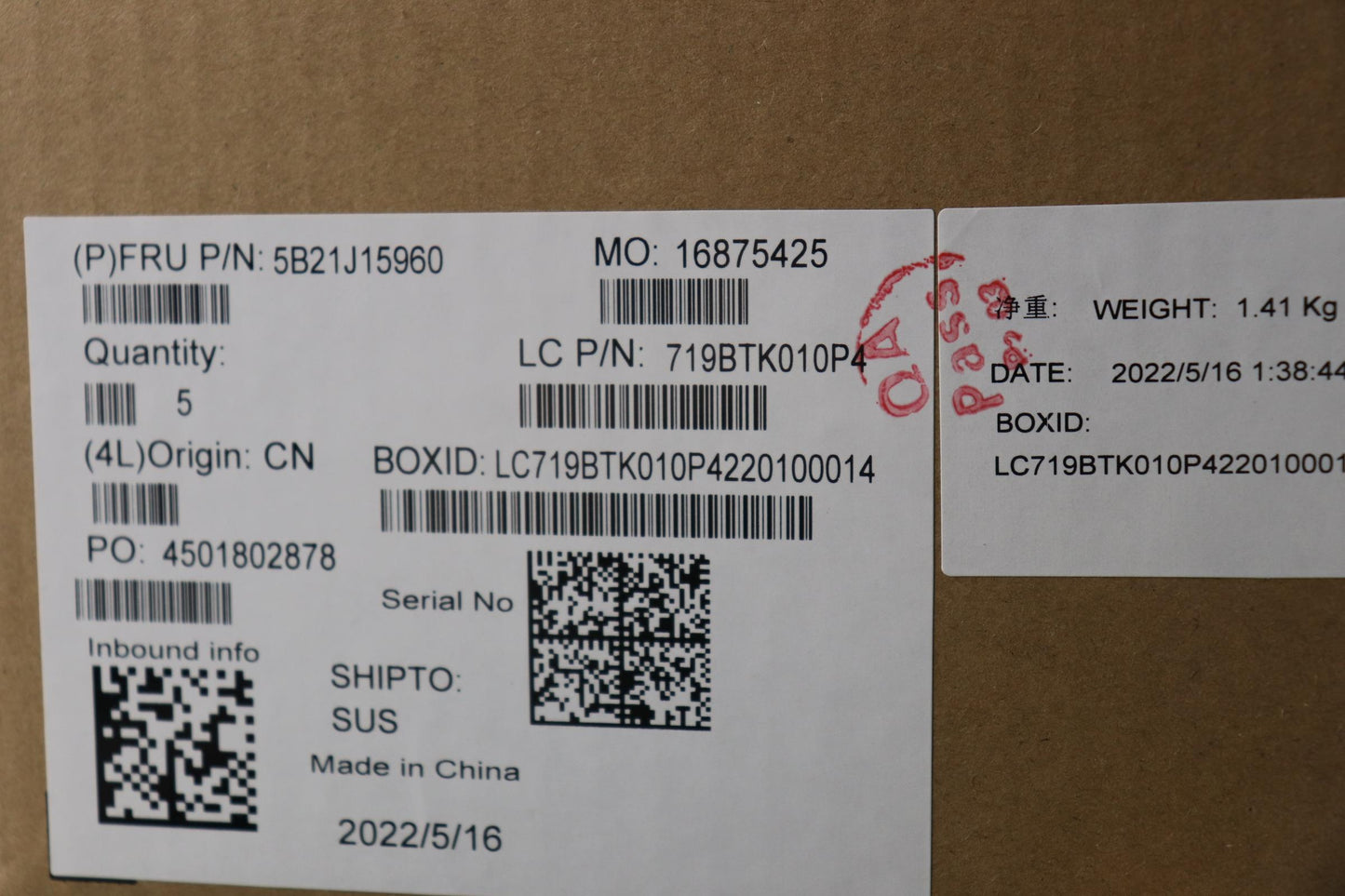 Lenovo Bdplanar I51135G716Gdisax201Nd - 5B21J15960