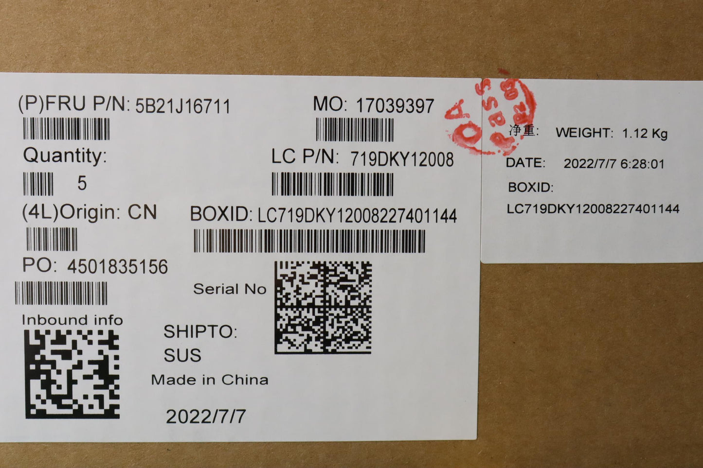Lenovo Bdplanar Mbl82Tlnokr56600Hsce3 - 5B21J16711