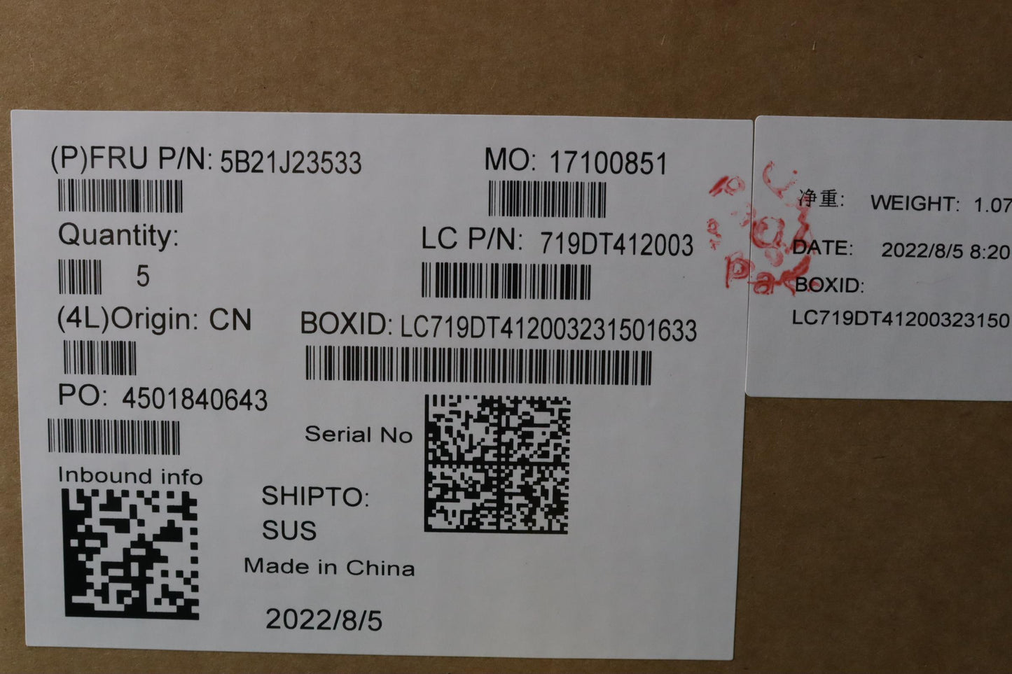 Lenovo Bdplanar Mb L82Uu Nok R76800Hs - 5B21J23533