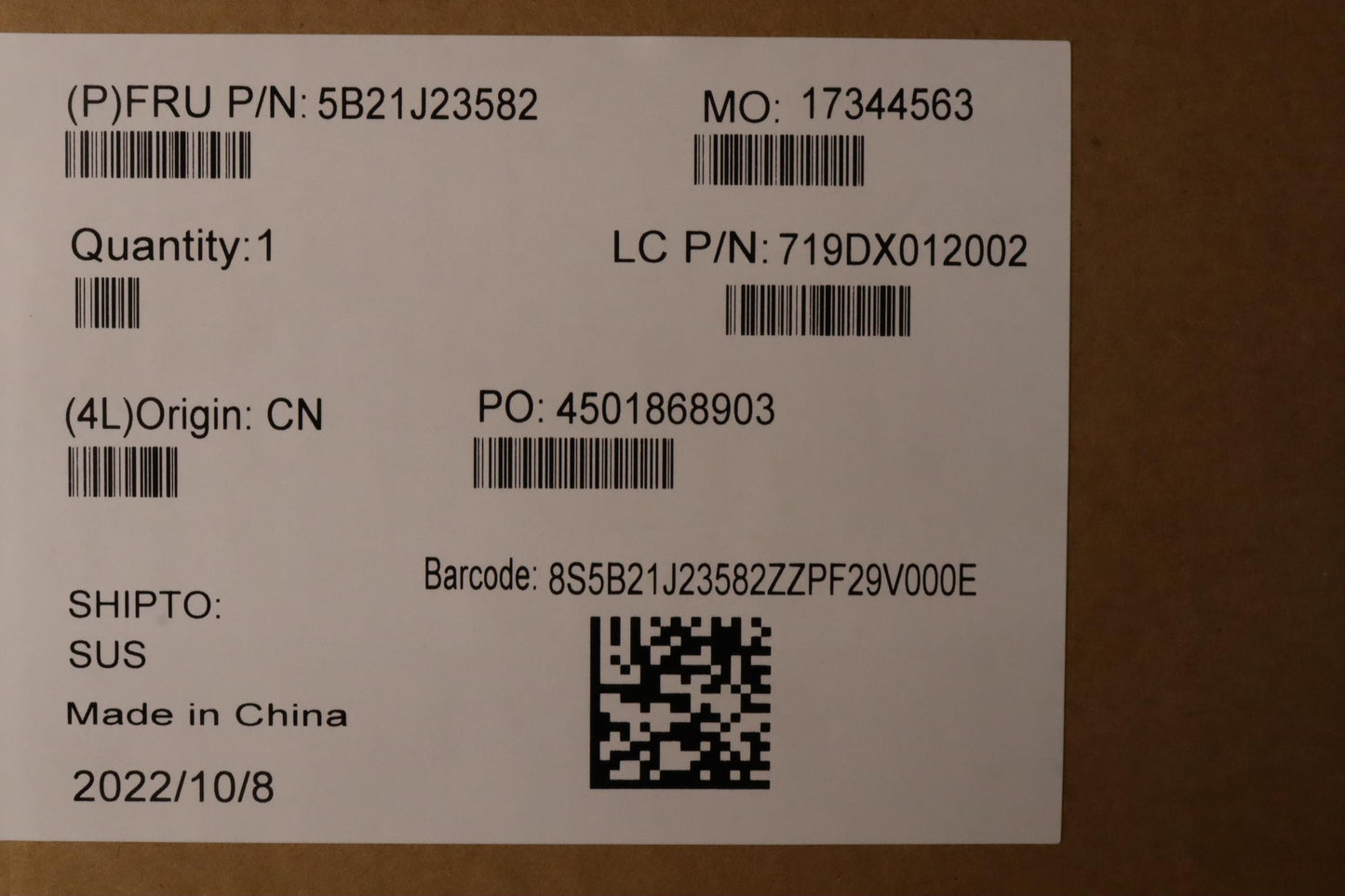Lenovo Bdplanar Mb L82V8 Nok I51235Uu - 5B21J23582