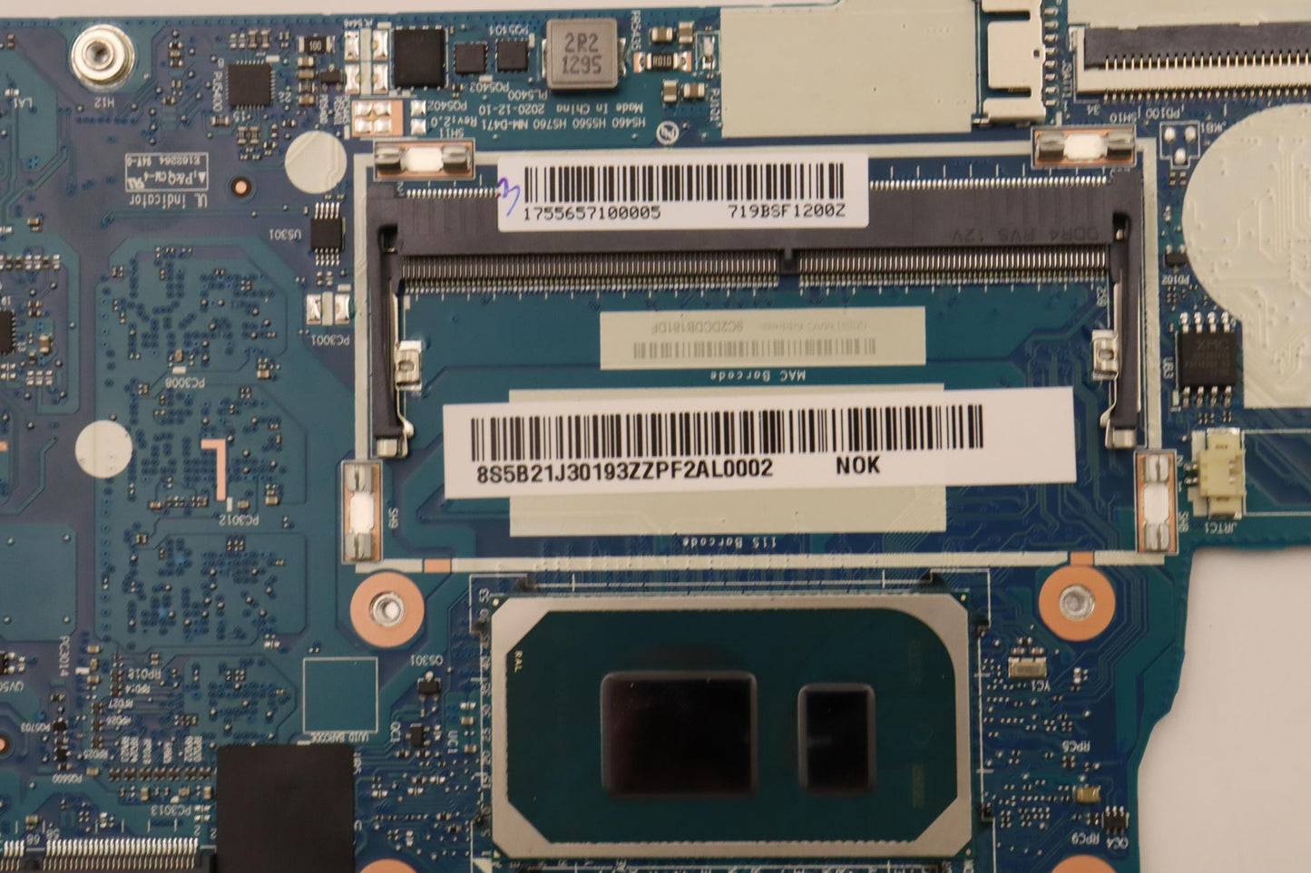 Lenovo Bdplanar Mbl82H7Noki51155G7_Um - 5B21J30193