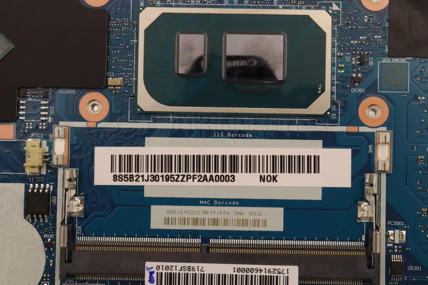 Lenovo Bdplanar Mbl82H7Noki51155G7Mx3 - 5B21J30195