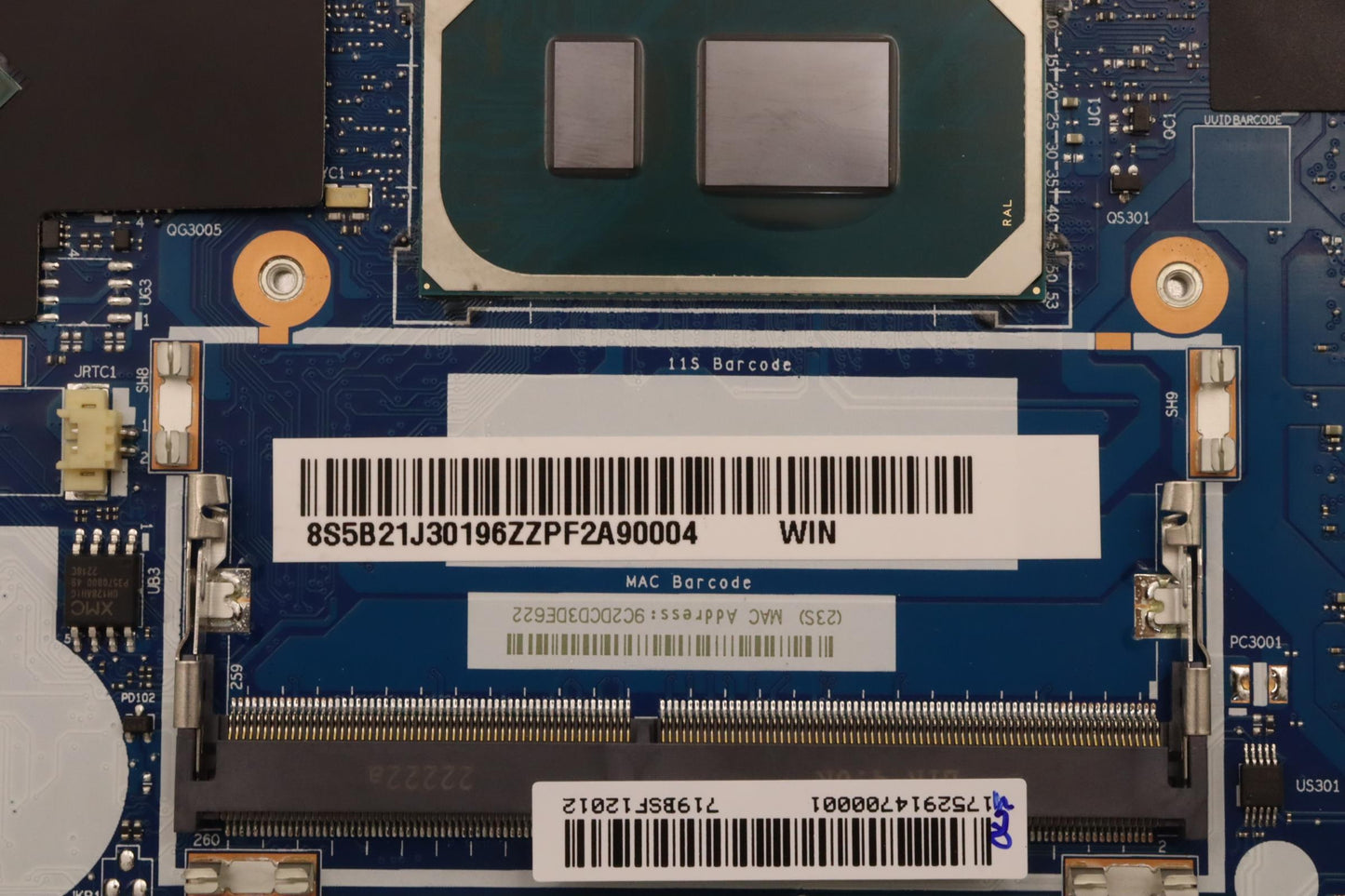 Lenovo Bdplanar Mbl82H7Wini51155G7_Mx - 5B21J30196