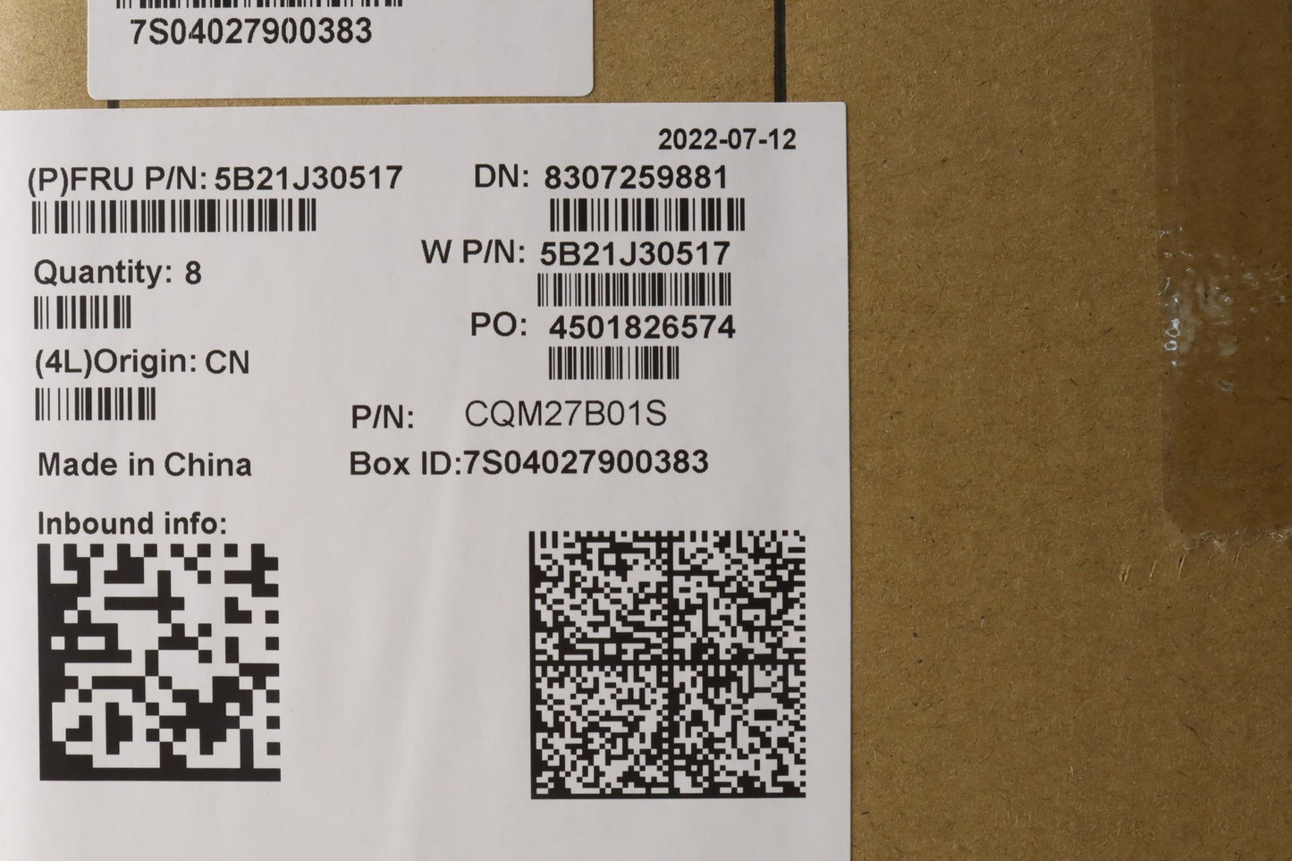 Lenovo System Board with i7-12700H, DIS, WIN, dTL3, YAB - 5B21J30517