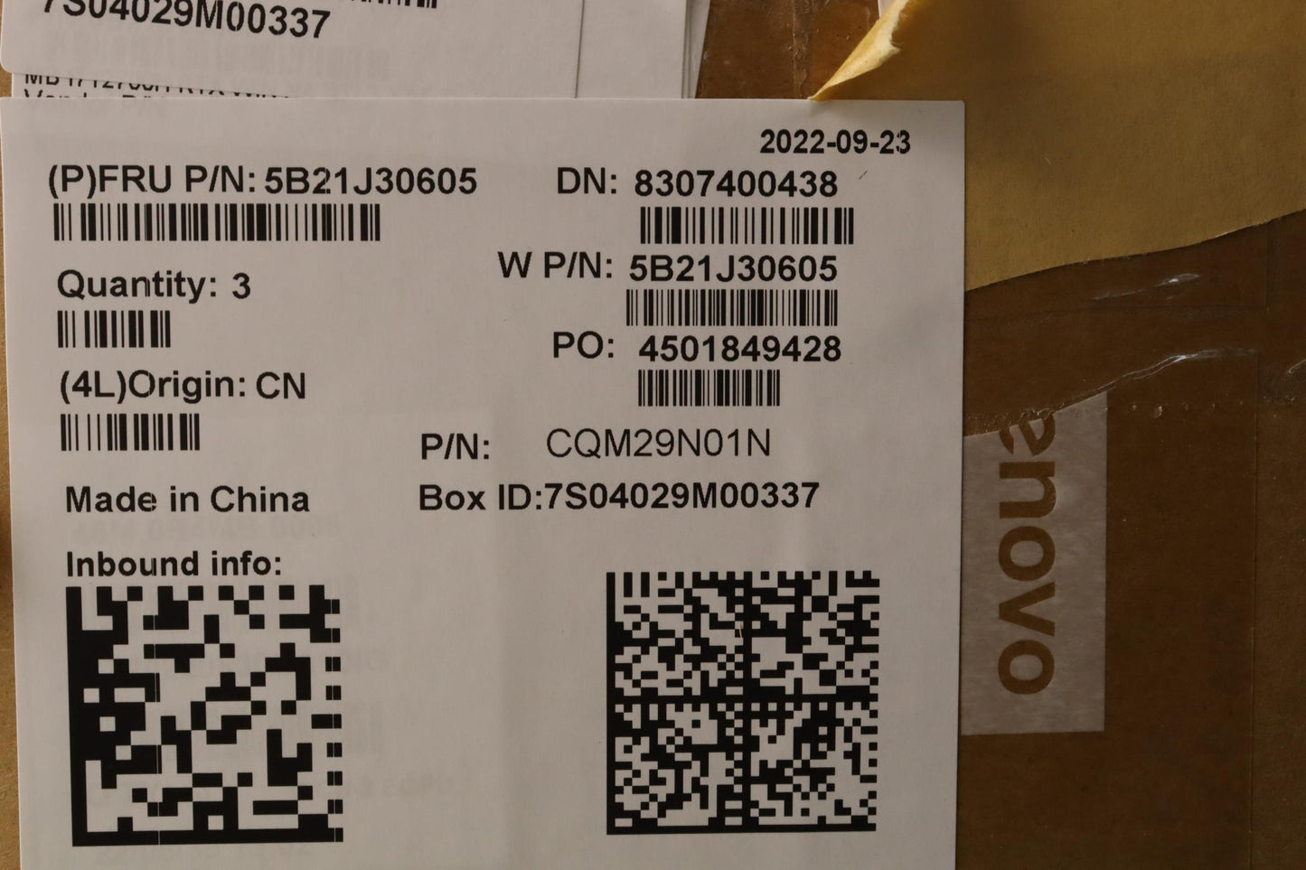 Lenovo BDPLANAR i7-12700H DISLMWIN nA dTL3yAB DI - 5B21J30605