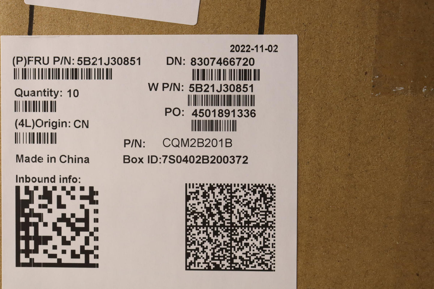 Lenovo Bdplanar Mbw82R7Wini51235Uuma1 - 5B21J30851
