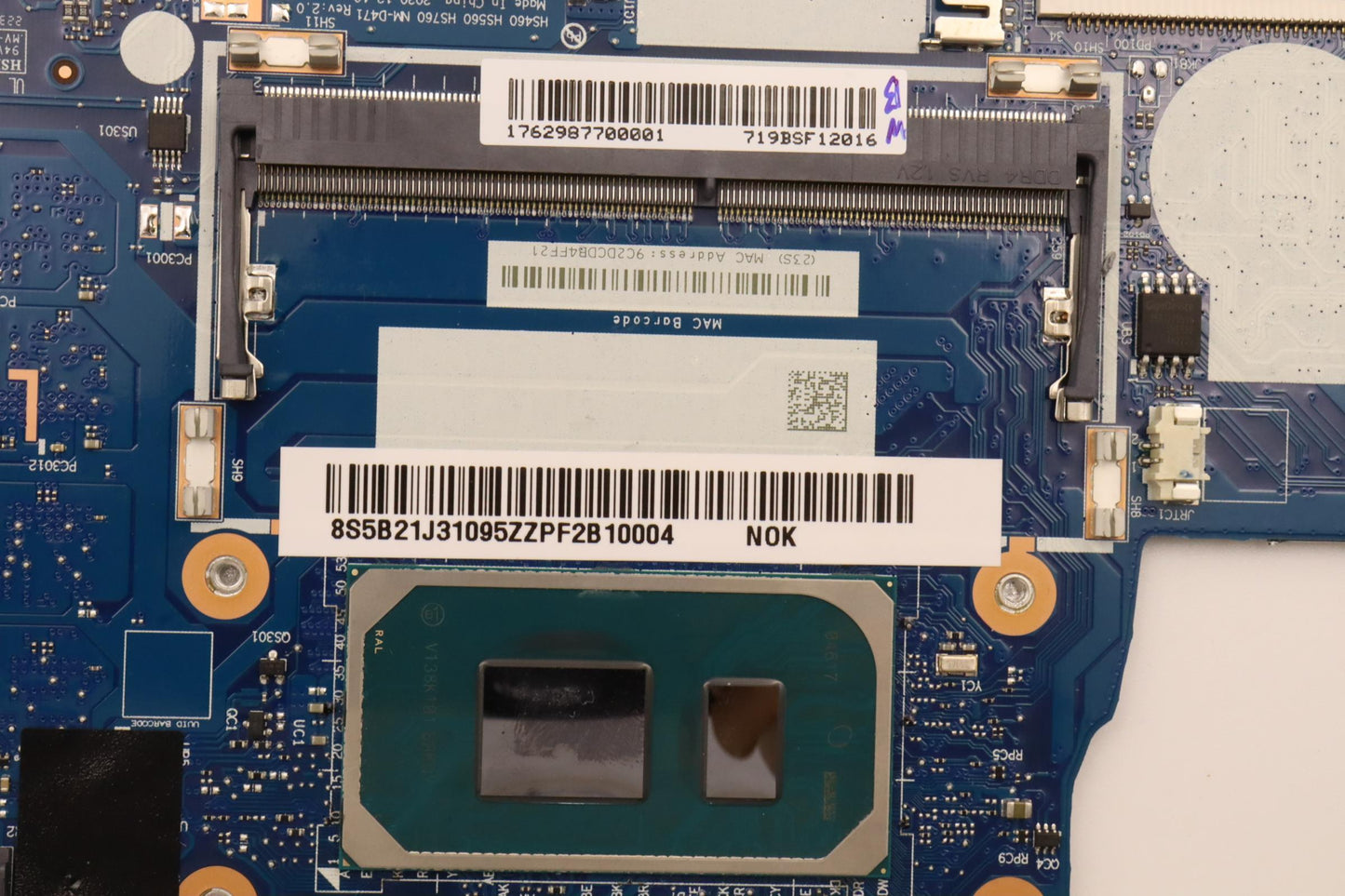 Lenovo Bdplanar Mbl82H7Noki31115G4Uma - 5B21J31095