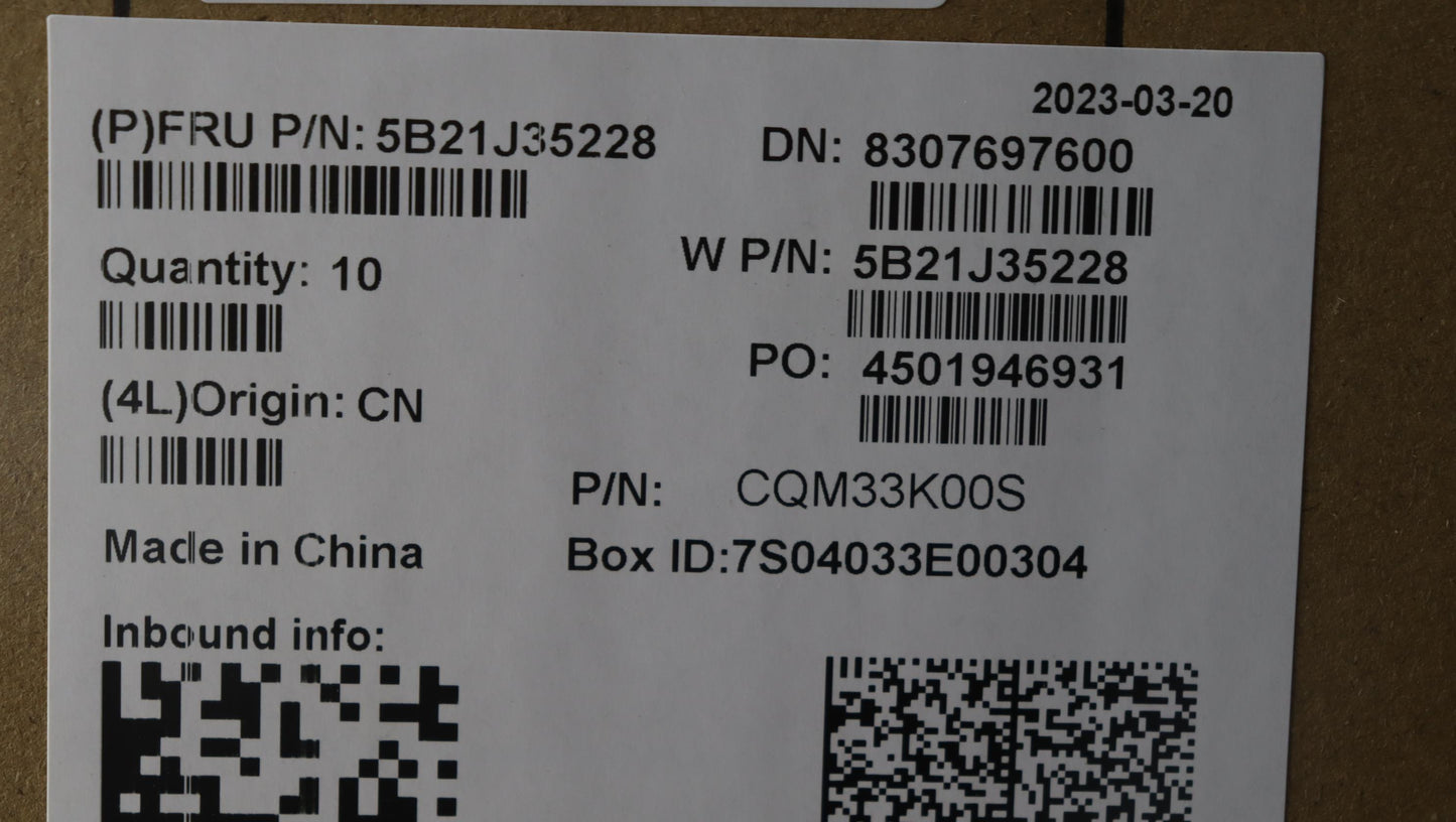 Lenovo Bdplanar Mb W 82Xx Win R37330U - 5B21J35228