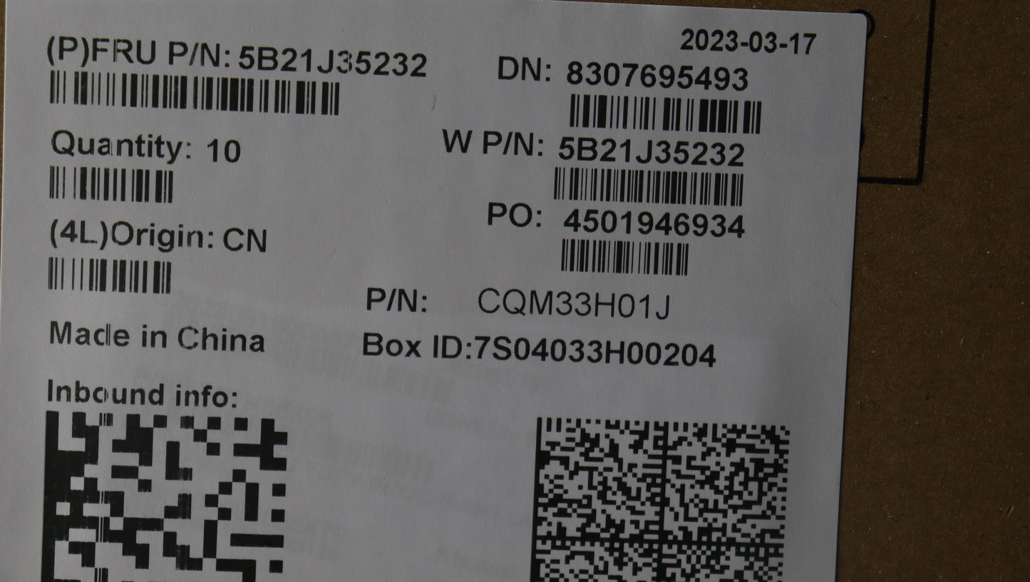 Lenovo System Board, W 82XX, R7-7730U, UMA, 16GB - 5B21J35232