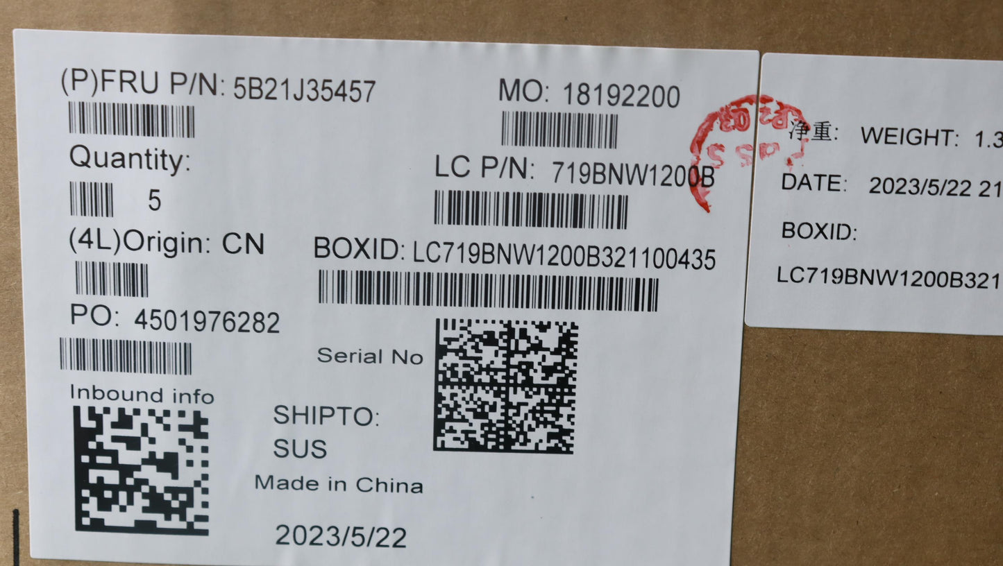 Lenovo Bdplanar Mbl82Hlwin I51135G7_U - 5B21J35457