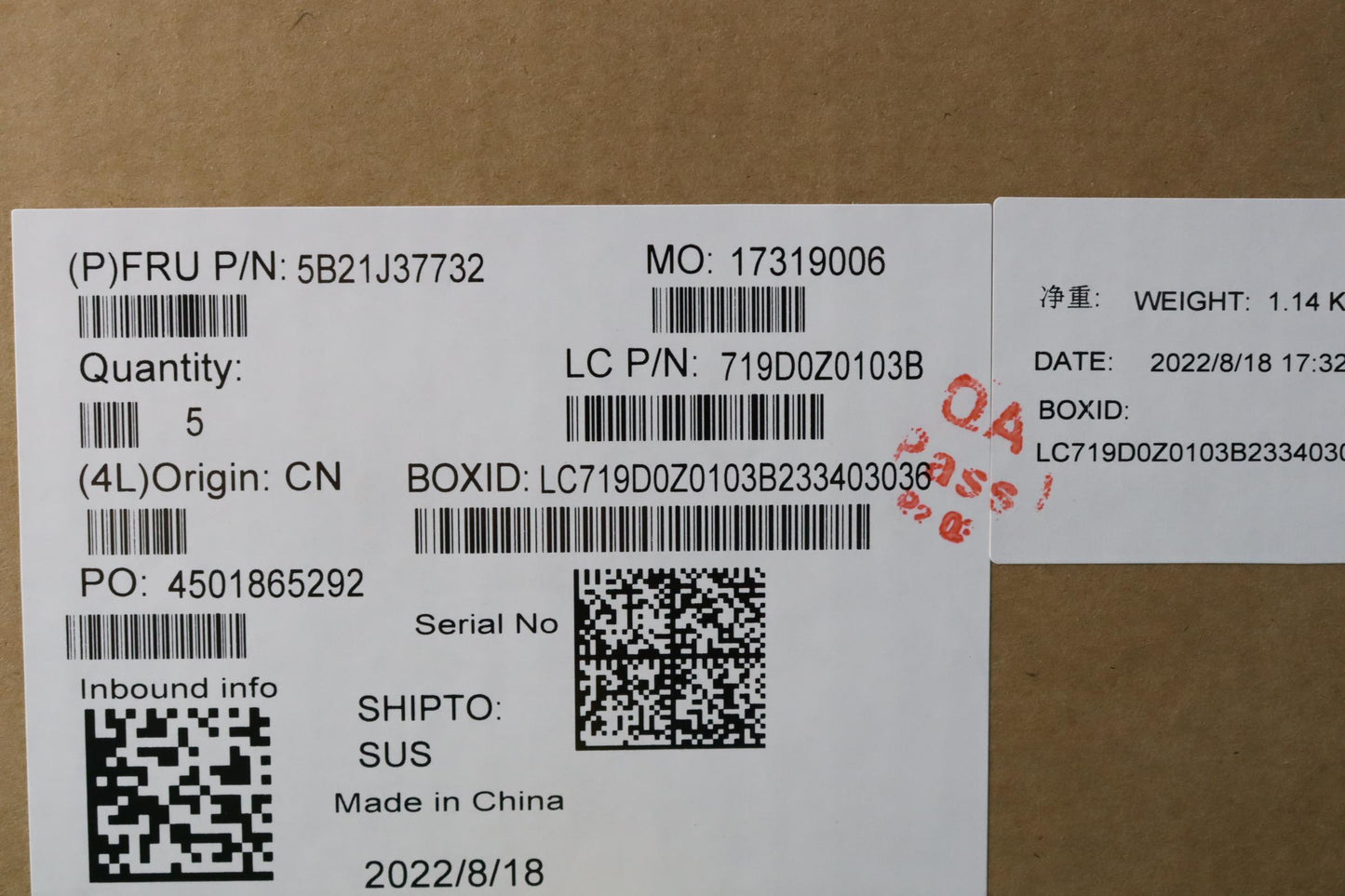 Lenovo Bdplanar Win,I51245U,32,Ya,Ydt - 5B21J37732