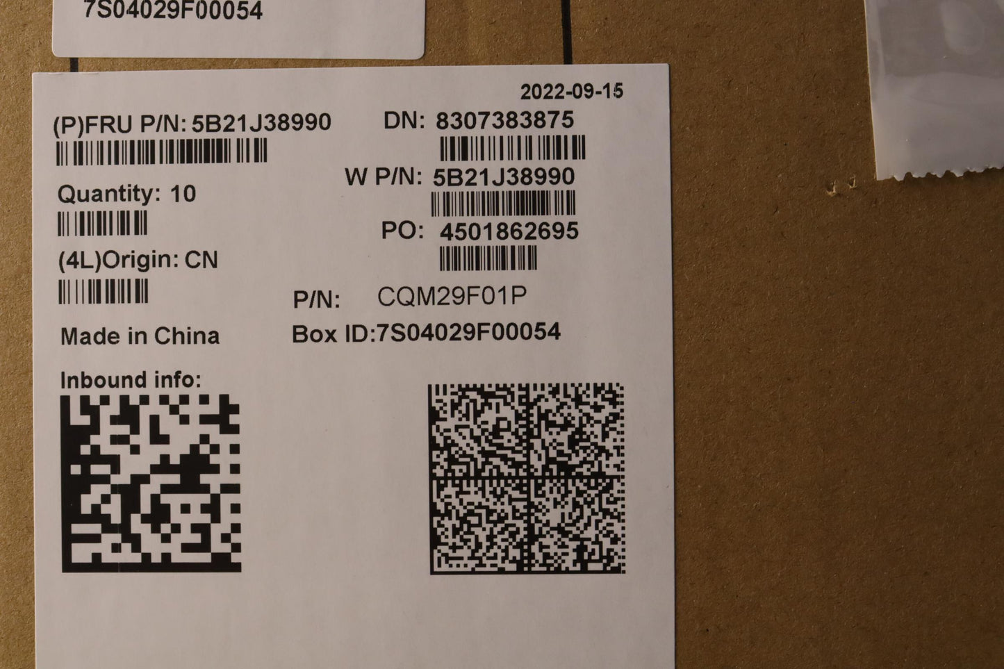 Lenovo Bdplanar Fru Lbl I31215U4G128G - 5B21J38990