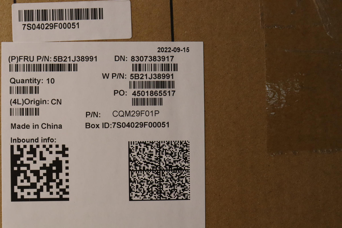 Lenovo Bdplanar Fru Lbl I51235U8G128G - 5B21J38991
