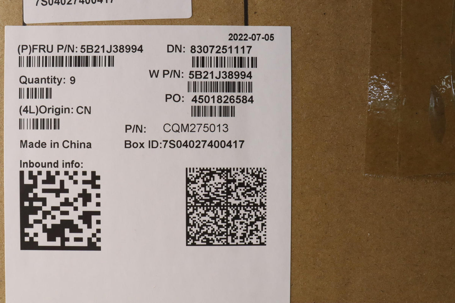 Lenovo Bdplanar I51235U 8Gdtpm Yabs E - 5B21J38994