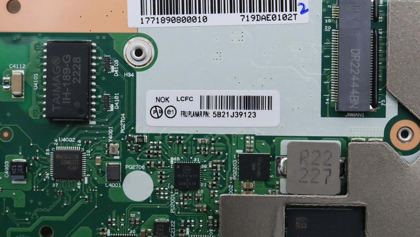 Lenovo Bdplanar Frui912900Hvpa2000211 - 5B21J39123