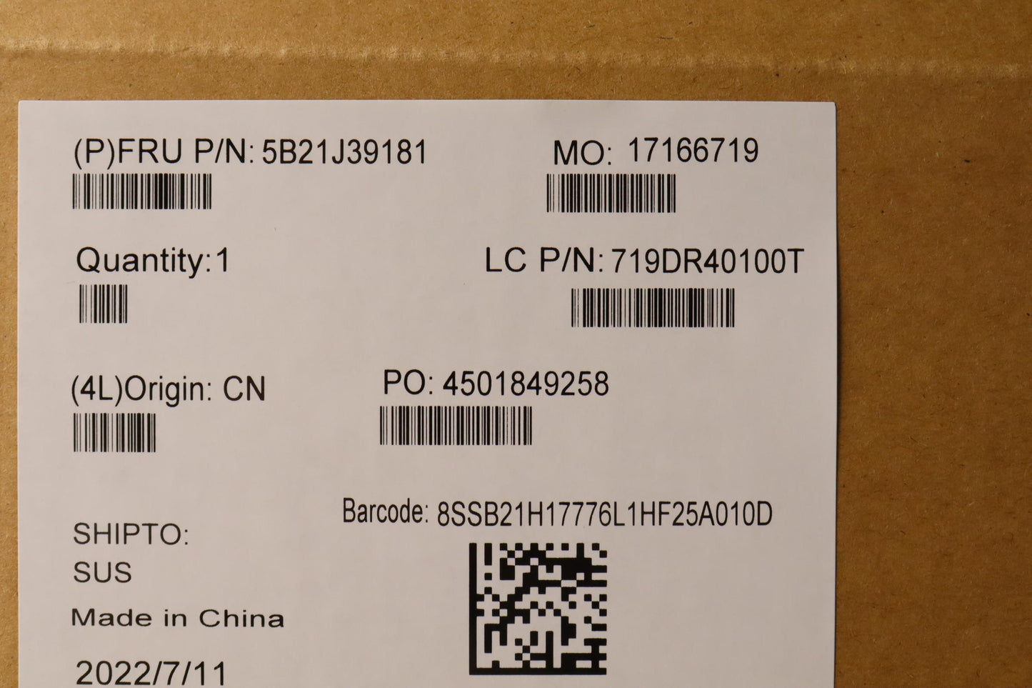 Lenovo Bdplanar - 5B21J39181
