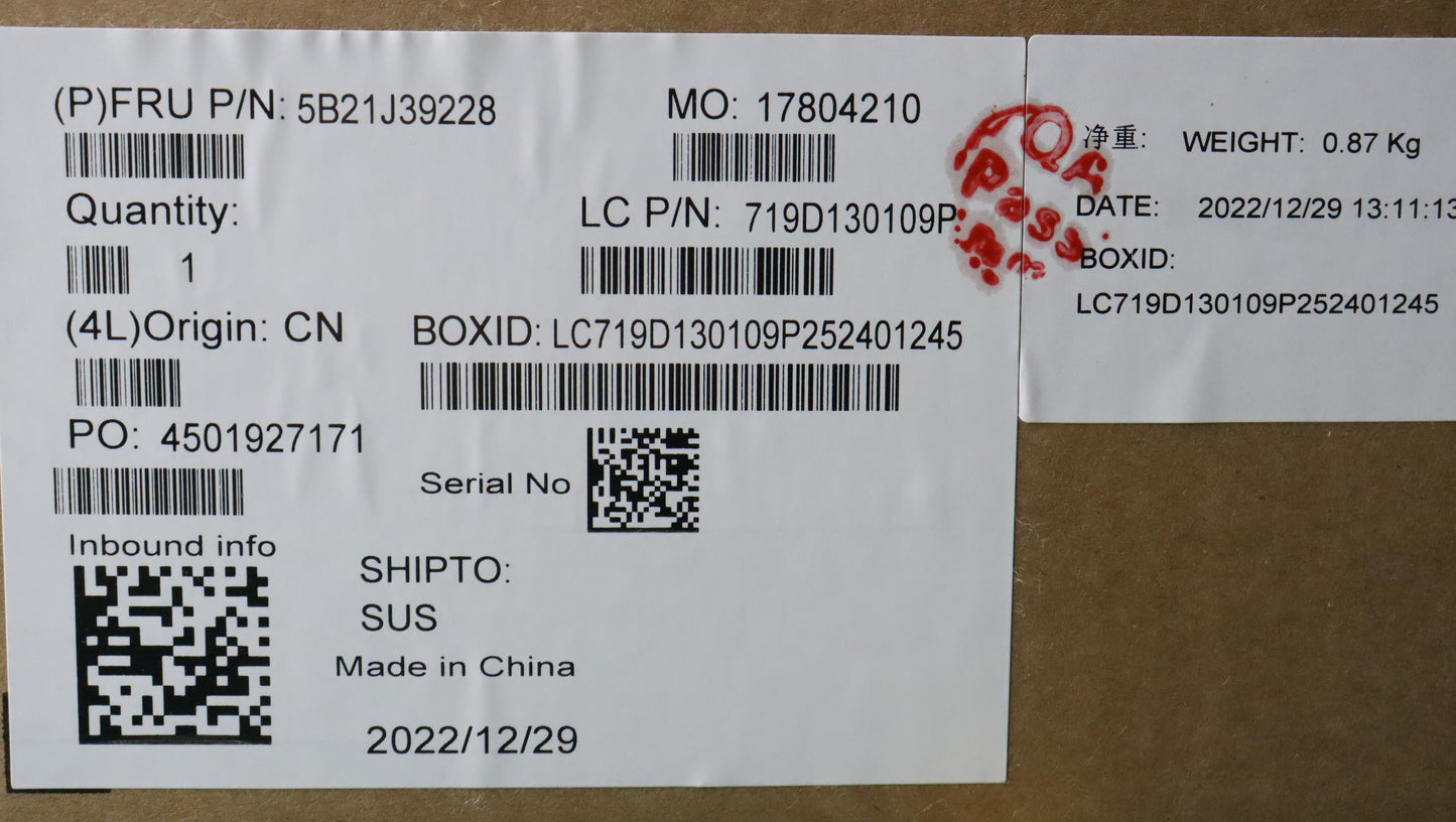 Lenovo Bdplanar I51135G7,8G,Ndl,Nok,Y - 5B21J39228