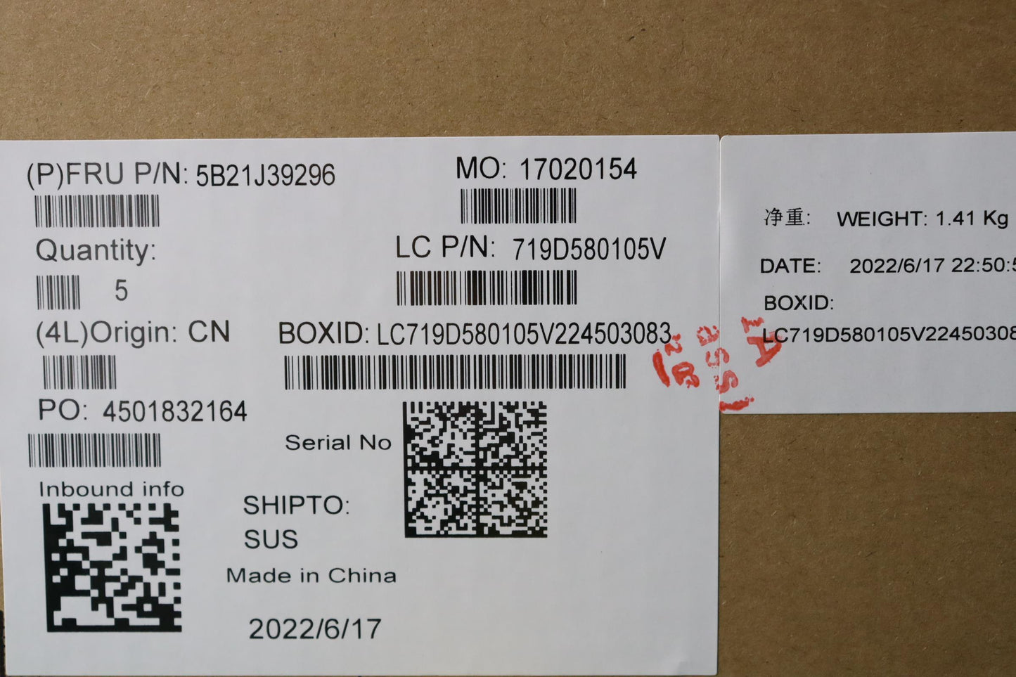 Lenovo Motherboard, i5-1235U, 16GB RAM, AX211, Windows, YdT, yAB, DI, NUVT - 5B21J39296