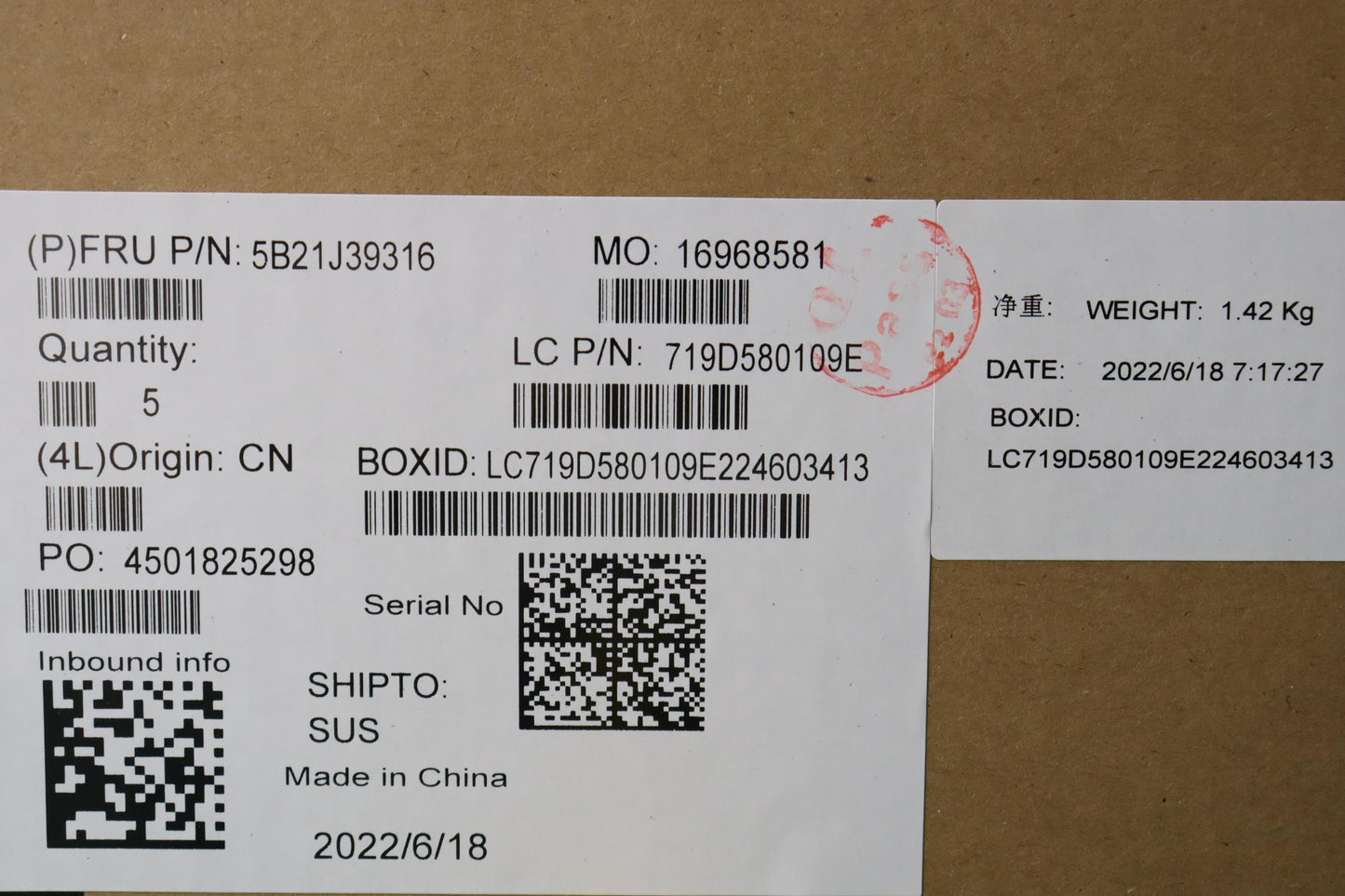 Lenovo Bdplanar I71260P16G211Winydtya - 5B21J39316