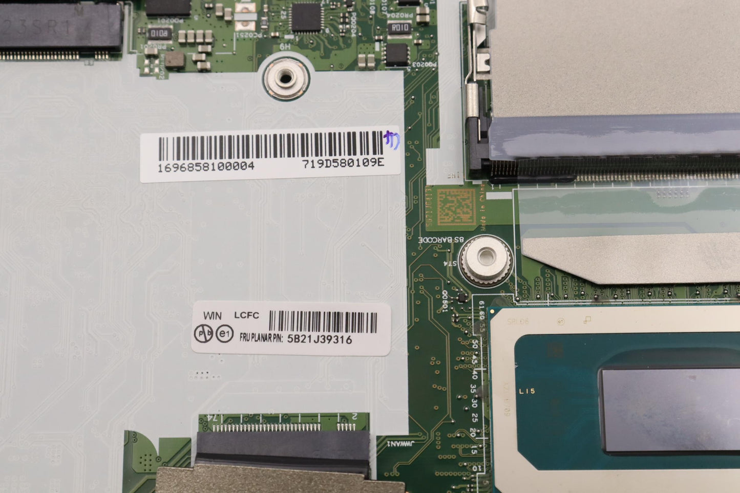 Lenovo Bdplanar I71260P16G211Winydtya - 5B21J39316