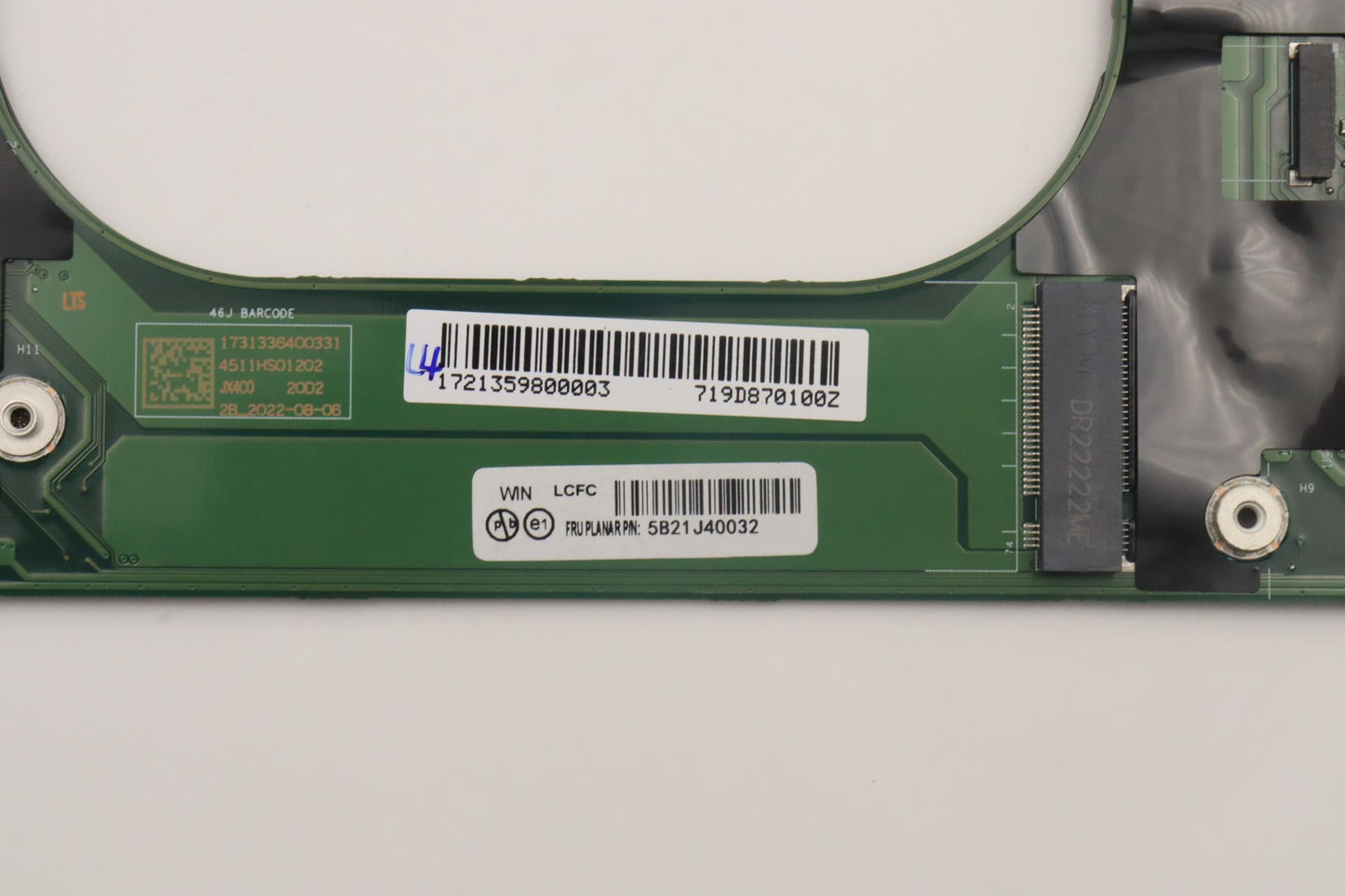 Lenovo Bdplanar Win,I71260P,32,Ism,Yt - 5B21J40032
