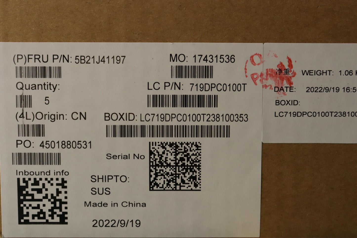 Lenovo Bdplanar Nok,R5U,16,Nfa725A,Ya - 5B21J41197