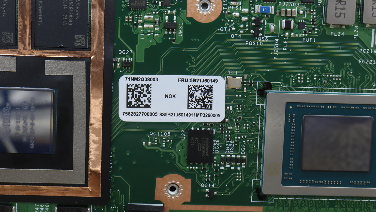 Lenovo Bdplanar 82Sb Nok R57535Hs Rtx - 5B21J60149