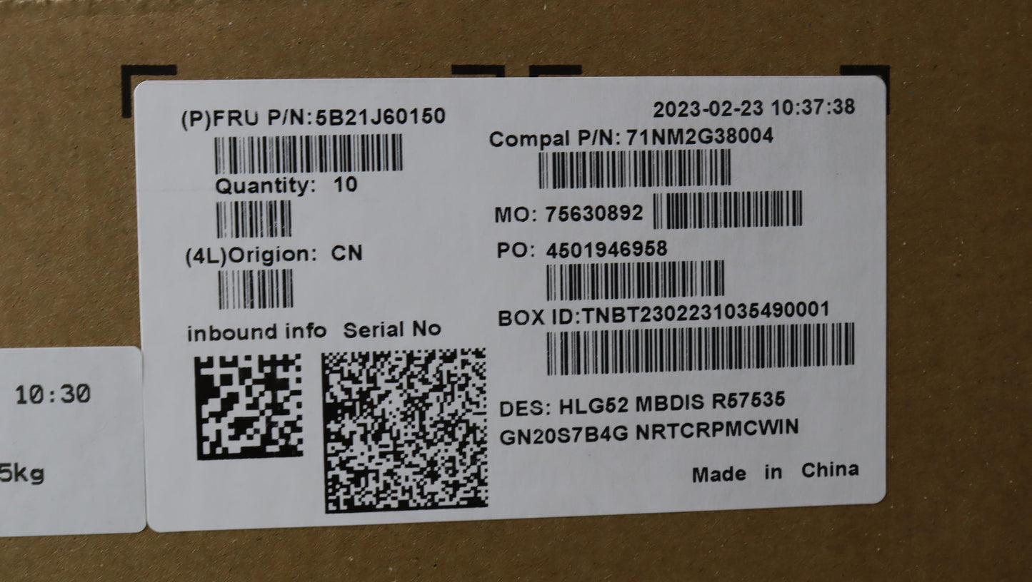 Lenovo Bdplanar 82Sb Win R57535Hs Rtx - 5B21J60150