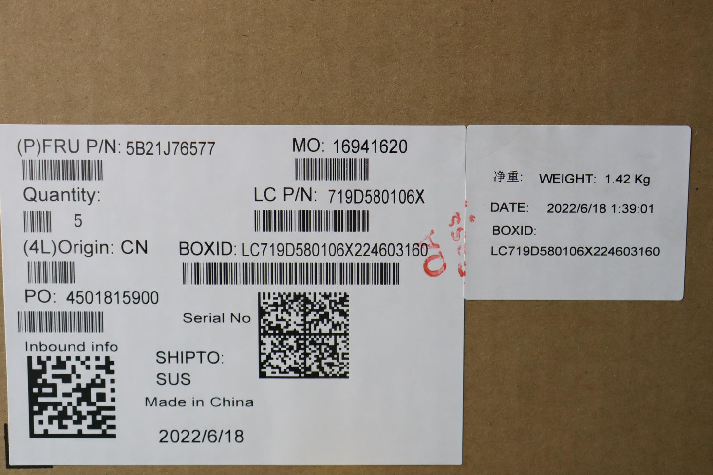 Lenovo System Board, i7-1270P, vPro, 16GB, WIN - 5B21J76577