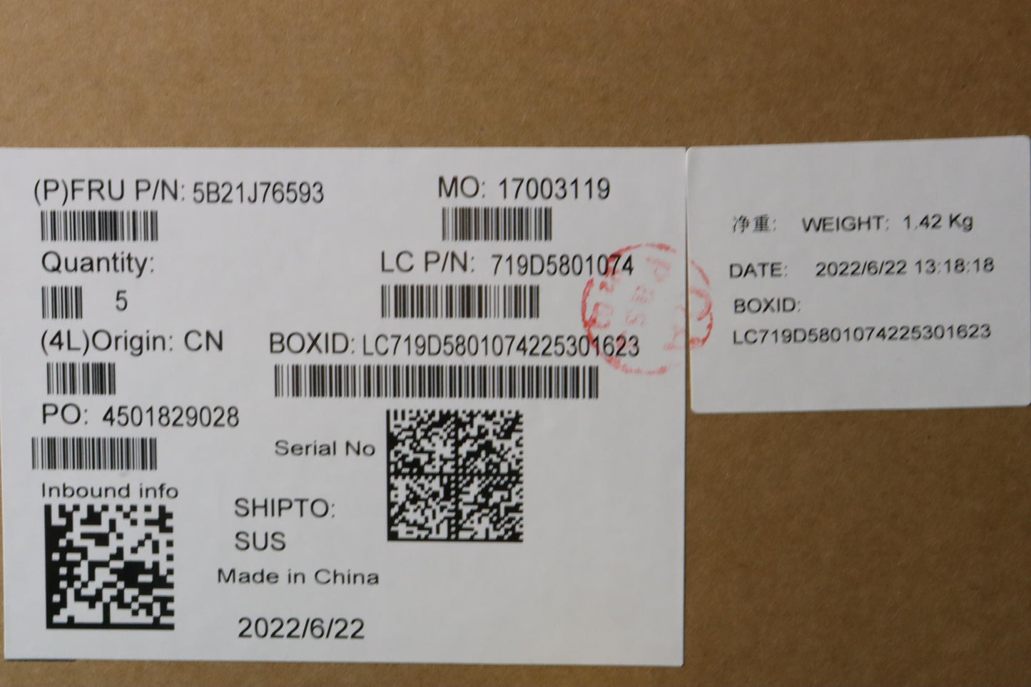 Lenovo Bdplanar I51235U16G725Awinydty - 5B21J76593