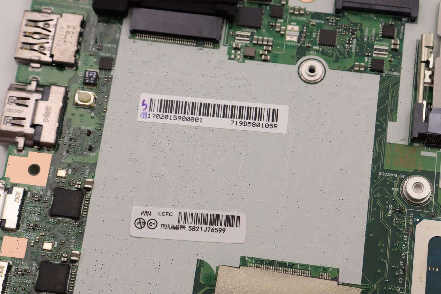 Lenovo - Motherboard BDPLANAR with Intel Core i5-1240P, 16GB RAM, Windows OS, Type-C, TPM Hardware-Based - 5B21J76599