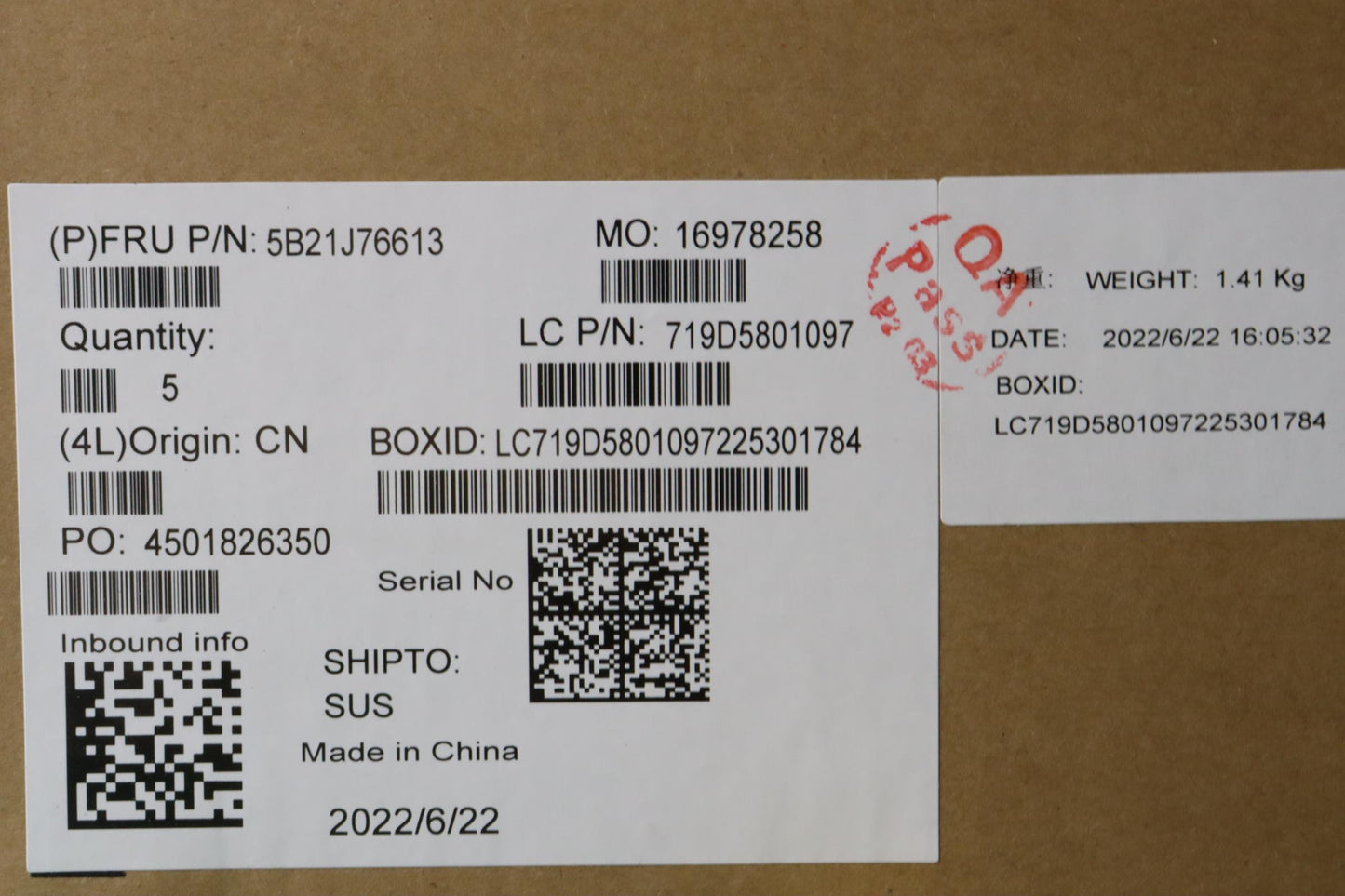 Lenovo Bdplanar I51240P16G211Winydtna - 5B21J76613